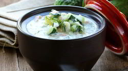 Рецепт Окрошки на воде с вареной колбасой и майонезом