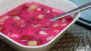 Рецепт Окрошки на воде