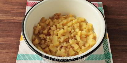 Шаг 3: окрошки с говядиной