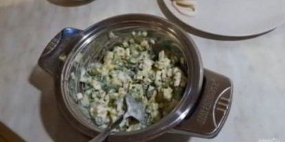 Шаг 1: окрошки с кальмарами