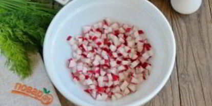 Шаг 1: окрошки с колбасой