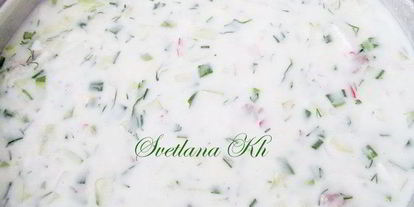 Шаг 3: окрошки с копченой курицей