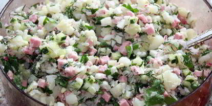 Шаг 6: окрошки с квасом