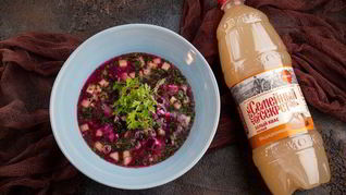 Рецепт Окрошки с рыбой горячего копчения