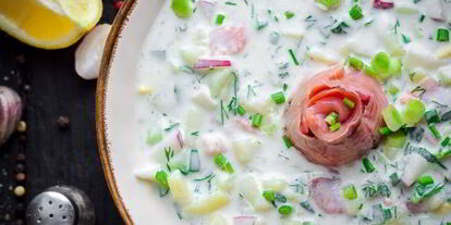 Шаг 12: окрошки с рыбой