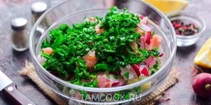 Шаг 9: окрошки с рыбой