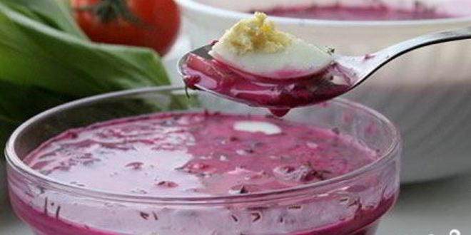Рецепт окрошки со свеклой
