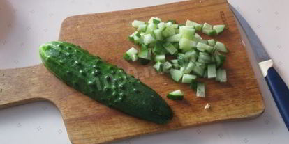 Шаг 2: вкусной окрошки на сметане и воде