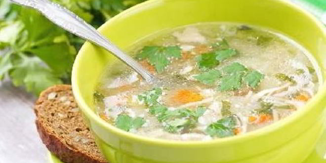 Рецепт Быстрого овощной суп с вермишелью