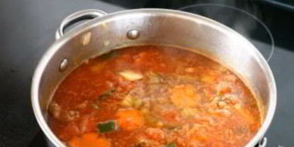 Шаг 6: быстрого овощной суп со свининой