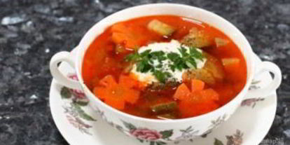 Шаг 7: быстрого овощной суп со свининой