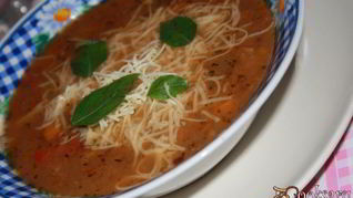 Рецепт Итальянского овощной суп Минестроне