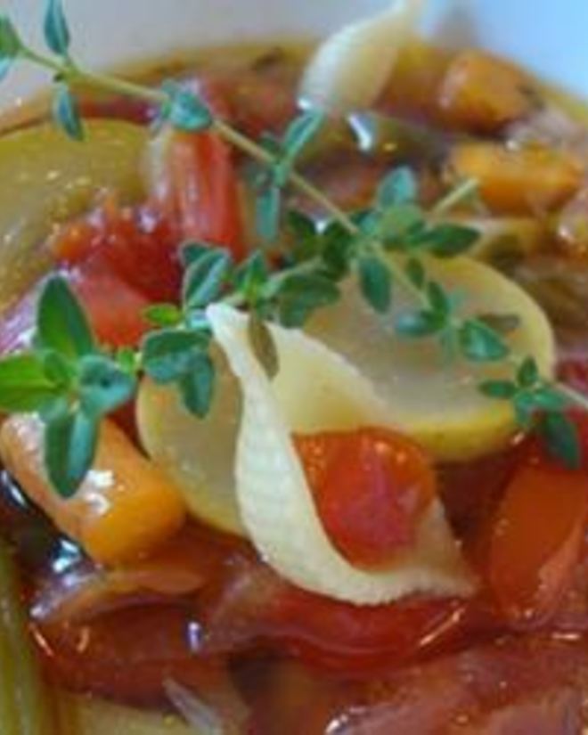 Рецепт классического супа минестроне без мяса