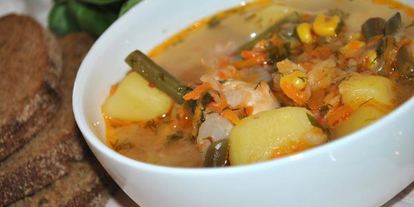 Шаг 11: куриного супа с овощами