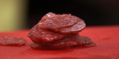 Шаг 3: минестроне с грибами и колбасками чорисо