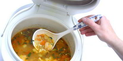 Шаг 7: минестроне с курицей в мультиварке