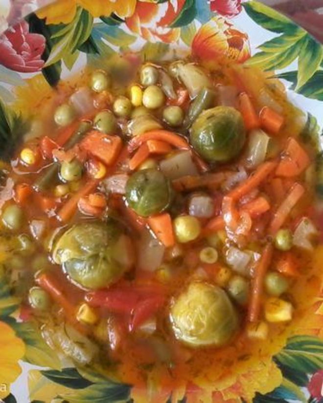 Рецепт овощной, густой суп