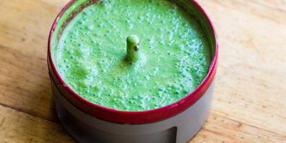 Шаг 1: овощного крема-супа с мороженым из шпината и сметаны