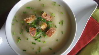 Рецепт Овощного крема-супа с сухариками