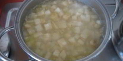 Шаг 4: овощного крема-супа с сухариками