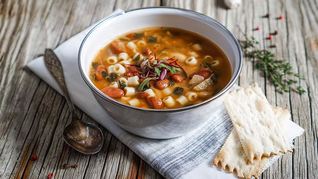 Рецепт Овощного супа минестроне