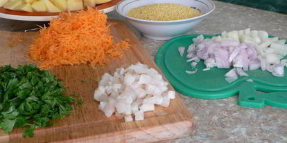 Шаг 2: овощного супа рататуй