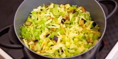 Шаг 12: овощного супа с фаршем