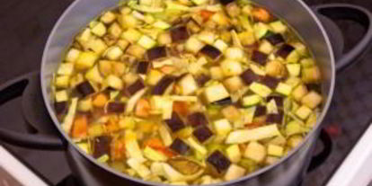 Шаг 14: овощного супа с фаршем