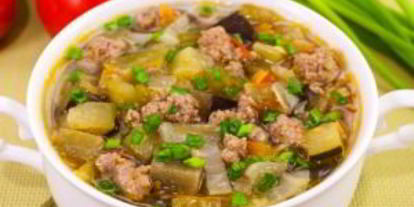 Шаг 16: овощного супа с фаршем