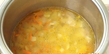 Шаг 1: овощного супа с кабачками