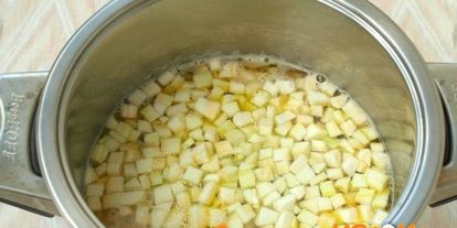 Шаг 2: овощного супа с кабачками