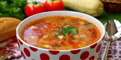 Шаг 4: овощного супа с кабачками