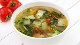Рецепт Овощного супа с кабачком