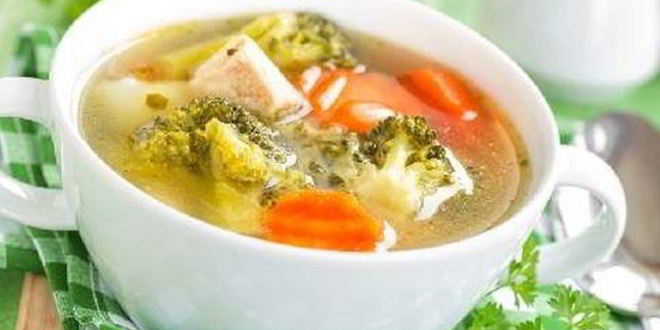 Рецепт овощного супа с хреном и горчицей