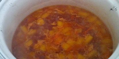 Шаг 4: овощного супа с куриными кнелями