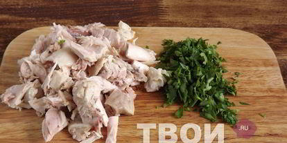 Шаг 4: овощного супа с курицей