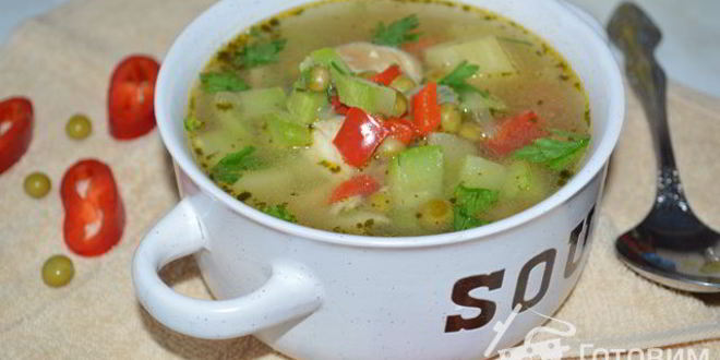 Рецепт овощного супа весеннего