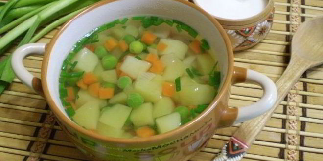 Рецепт простого овощной суп