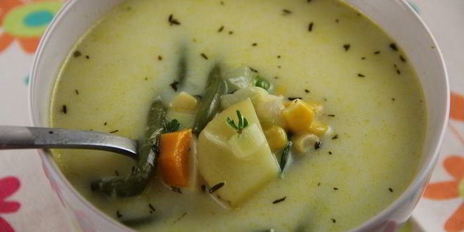 Рецепт североамериканского овощной суп суккоташ