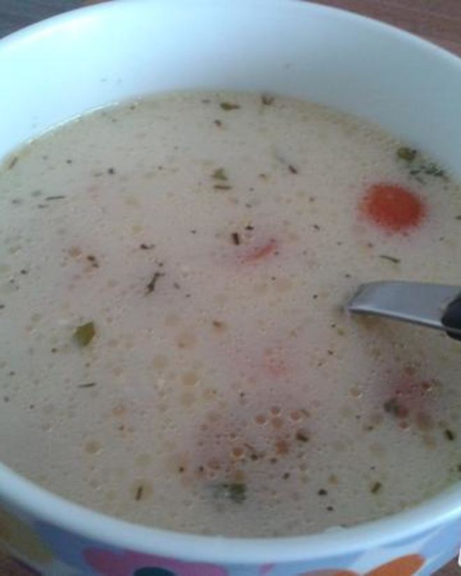 Рецепт супа из форели с плавленным сыром и овощами