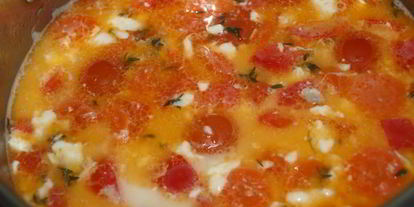 Шаг 8: супа из форели с плавленным сыром и овощами