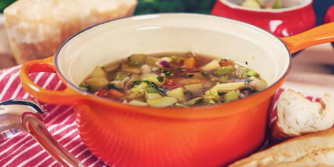 Рецепт супа минестроне с брокколи