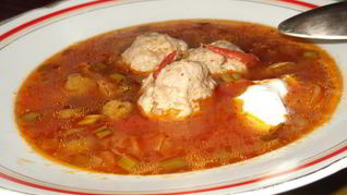 Рецепт Супа овощной с фрикадельками
