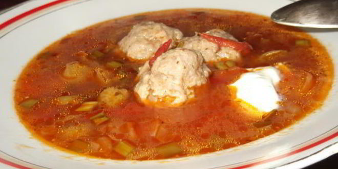 Рецепт Супа овощной с фрикадельками