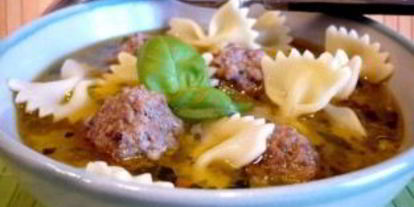 Шаг 3: супа с фрикадельками и овощами