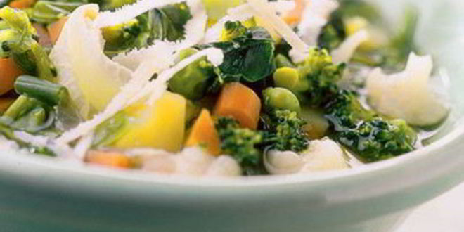 Рецепт весеннего минестроне