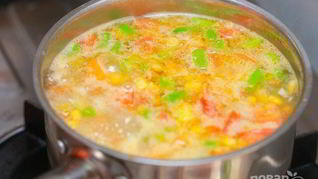 Рецепт Вкусного овощной супчик