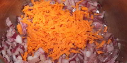 Шаг 1: запеченного овощной суп с горгонзолой и шалфеем