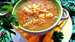 Рецепт Чечевичной похлебки с фузилли