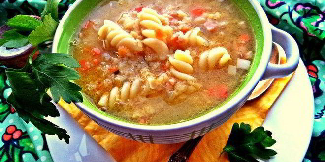 Рецепт чечевичной похлебки с фузилли